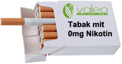 Valeo Tabak mit 0mg Nikotin